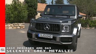 2019 Mercedes AMG G63 Selenite Grey Metallic [upl. by Honniball]