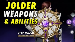 Destiny Rising Jolder Weapons and Abilities [upl. by Idihc]