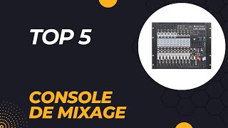 Top 5 Meilleure Console de Mixage 2024  Les 5 Console de Mixage Modèles [upl. by Adnamaa]