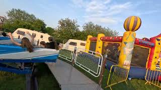 Billy Peels Ski Jump Onride Pov  Waddingtons Funfair Tingley 10052024 [upl. by Tavie]