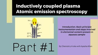 inductively coupled plasma Atomic emission spectroscopy [upl. by Ijies]