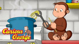 George Learns About Pasta 🐵 Curious George 🐵 Kids Cartoon 🐵 Kids Movies [upl. by Tannen]