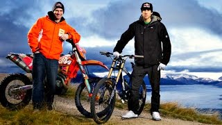 ENDURO vs MTB Downhill  David Knight vs Gee Atherton BEST RACE [upl. by Ortensia]