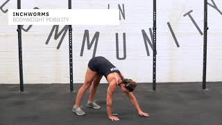 Inchworms  CrossFit Movement Library [upl. by Anivek]