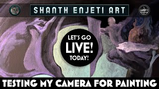 🔴 LIVE 🎨 Painting amp Chat🎙️ SHANTH ENJETI ART [upl. by Catie]