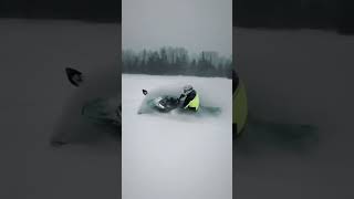 Michigan snowmobiling blizzardmichigansnowmobile [upl. by Faxan]