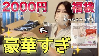 【2000円で20点入り福袋】1品100円で買えるなんて信じられないですね、コスパ最強ォォ【福袋オタク】 [upl. by Olia]