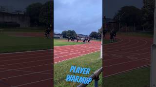 Us Portsmouth players warmup before vs liphook Utd in the first round Russell cotes cup [upl. by Ennirak300]