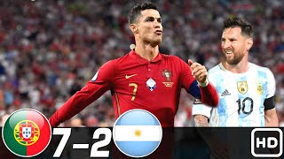 Portugal vs Argentina 72  All Goals amp Highlights Résumén amp Goles  Last Matches  HD [upl. by Haletky]