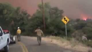 New videos released from deadly Yarnell Hill Fire 2 [upl. by Eelyah]