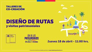 TALLER Diseño de rutas y visitas patrimoniales [upl. by Hochman349]