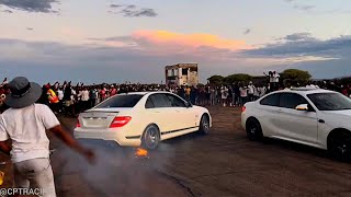 🇿🇦BARENG SPINNING HIS MERCEDES C63S YEAR END SPIN SHOW😍🔥🎉 [upl. by Arzed]