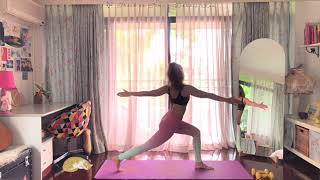 Yoga Diary 🧘🏻‍♀️ 18924 Power Yoga Workout Flow to Fitness folowwing Travis Eliot [upl. by Edak]