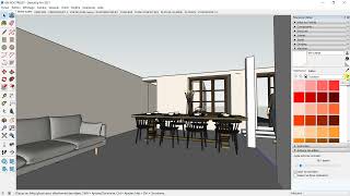 01 SKETCHUP et PHOTOSHOP Gestion des couleurs RAL et Pantone [upl. by Dedrick]