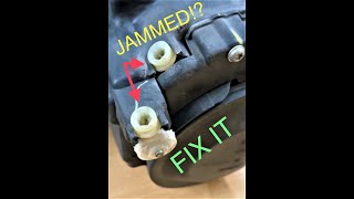 How to fix a STUCK OR SLIPPED headlight adjustment knob  VW Ameo  Polo  Vento [upl. by Mirna]