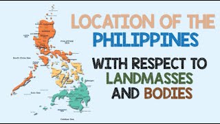 Location of the Philippines with respect to Landmasses and Bodies  Animation [upl. by Eah224]