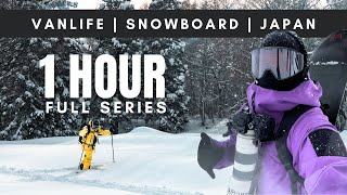 Living For Free At Japans Best Ski Resorts  Full Series vanlife snowboarding 車中泊 [upl. by Chapin]