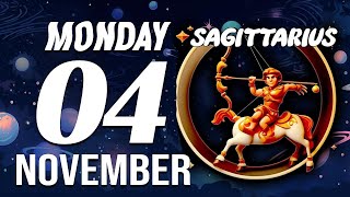 HUGE NEWS VERY STRONG ❗️😨 SAGITTARIUS ♐❤ HOROSCOPE FOR TODAY November 04 2024 [upl. by Oilerua927]