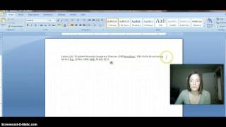 Easy Reverse Indentation Tutorial  Microsoft Word [upl. by Rimat325]