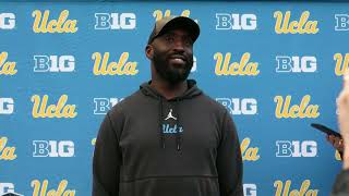 UCLA Head Coach DeShaun Foster Nebraska Game Week Press Conference 102824 [upl. by Kcirde]