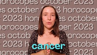 Cancer October 2023 Horscope [upl. by Gwenora]