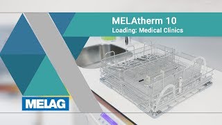 Loading pattern washerdisinfector Medical Clinic  MELAtherm 10 Tutorial [upl. by Alecia227]