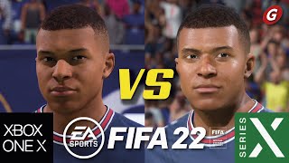 ⚽FIFA 22  XBOX SERIES X vs XBOX ONE X  Comparación Gráfica [upl. by Ahsillek]