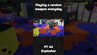 Playing a random weapon everyday PT44 splatoon3 splatoon [upl. by Sirovart193]