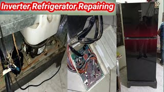 Haier inverter refrigerator compressor not working Fault testing and solve in UrduHindi [upl. by Yoko]