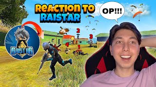 Reaction to Raistar 🍷🗿  Fastest Player in India 🇮🇳 ⁉️  Mehdix Free Fire RaiStar [upl. by Reggie]