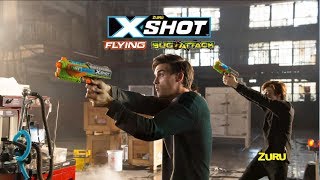 XShot Flying Bug Attack  NEW Blasters from ZURU XShot  Can You Hit the Flying Mystery Targets [upl. by Airamesor]