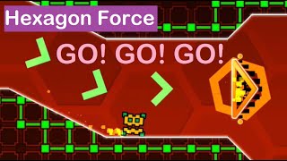 Hexagon Force Difficulty Meter  Geometry Dash [upl. by Suoivart]