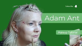 80s Look Makeup tutorial  Adam Ant [upl. by Pages324]