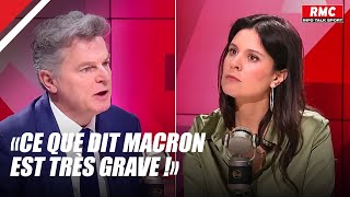 Fabien Roussel très inquiet par le discours belliqueux dEmmanuel Macron   Apolline Matin [upl. by Redman]