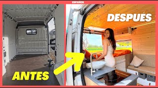 🪚🚌 Camperizar Furgoneta paso a paso  De principio hasta fin  Conversion Camper español [upl. by Inanak]