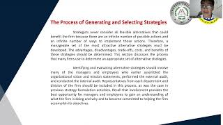 Strategic Management Chapter 6 Strategy Analysis and Choice [upl. by Ahsitaf]