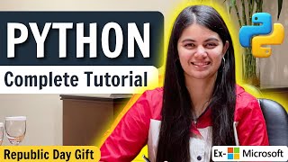 Python Tutorial for Beginners Full Course at shradhaKD  Republic Day Gift [upl. by Akcemat636]