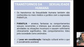 SEXOLOGIA FORENSE  parte 23  PARAFILIAS  CONCEITO [upl. by Eekorehc541]