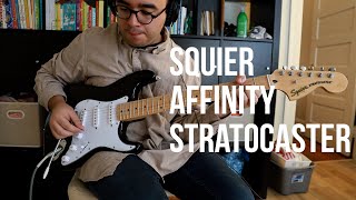 The Best Selling Guitar of All Time  Squier Affinity Stratocaster Review [upl. by Lael704]