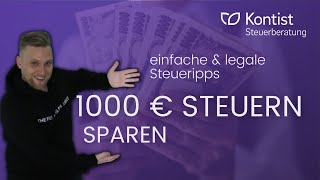 1000 € Steuern sparen für Selbständige und Freiberufler  Webinaraufzeichnung [upl. by Vasilis645]