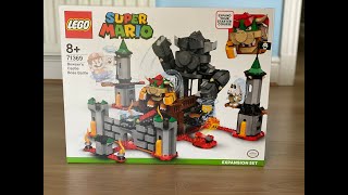 Lego Super Mario  Bowsers Castle Boss Battle Expansion Set  Unboxing and Build [upl. by Moina]