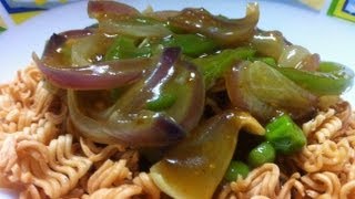 Maggie  how to make deep fried maggie noodles  recipe by bharatzkitchen [upl. by Sisile]