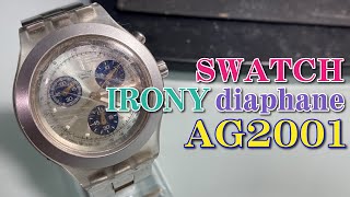 SWATCH IRONY diaphane AG2001 [upl. by Moffat]