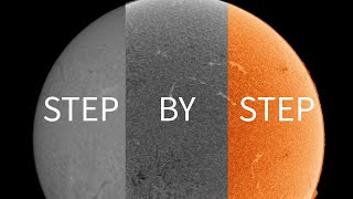 How to Expertly Capture and Process the Sun in Hydrogen Alpha Step by Step [upl. by Deehahs]