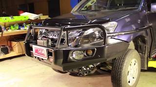 MCC Falcon Bullbar with Side steps amp rails on Isuzu Dmax 2012on [upl. by Kirshbaum]