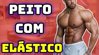 Peito com Elástico  10 Exercícios Para Treino de Peito com Elastico [upl. by Koal]