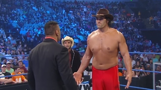 Jinder Mahal interrupts the Khali Kiss Cam SmackDown May 13 2011 [upl. by Gnud]