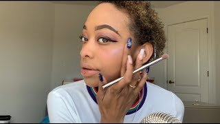 ASMR  GRWM full face using FENTY BEAUTY  lots of tapping [upl. by Hastie]