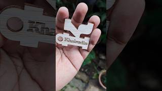 Laser graving keychain lasercutter laserengraving [upl. by Annohsak]