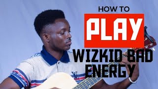 Skepta amp Wizkid  Energy Stay Far Away  Guitar lessons [upl. by Richmound]